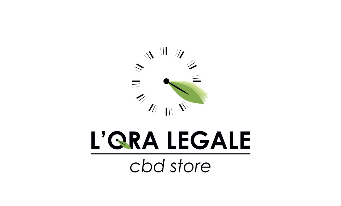 Logo L'ora legale, portfolio lavori Marketing e Digital Marketing Stefano Di Lorenzo. Shop CBD Abruzzo