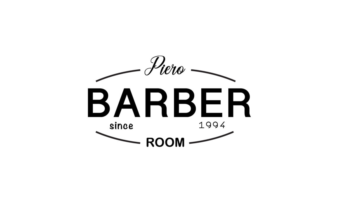 Logo Piero Barber Room, portfolio lavori Marketing e Digital Marketing Stefano Di Lorenzo. Salone barbieri Abruzzo