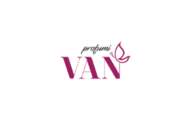 Logo VAN Profumi, portfolio lavori Marketing e Digital Marketing Stefano Di Lorenzo. Shop Profumeria e Cosmetica Abruzzo